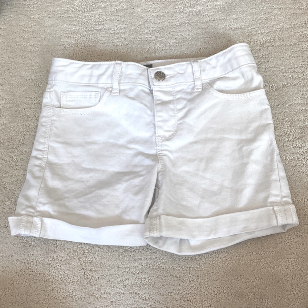Girls white Jean shorts gap size 10